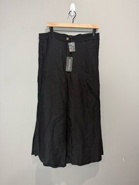 Picadilly Fashion Black Wide-Leg Chinos